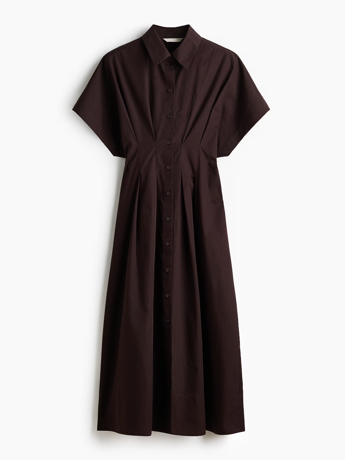 Waisted cotton full dress