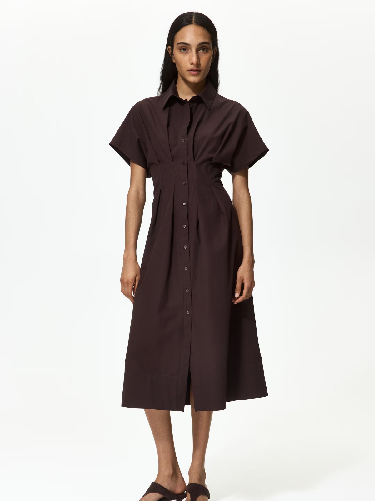 Waisted cotton full dress alt